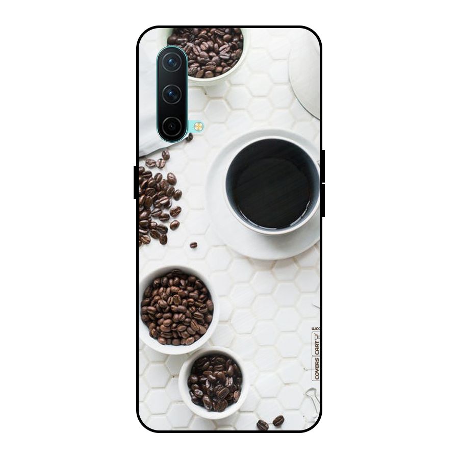 Live Coffee Metal Back Case for OnePlus Nord CE 5G