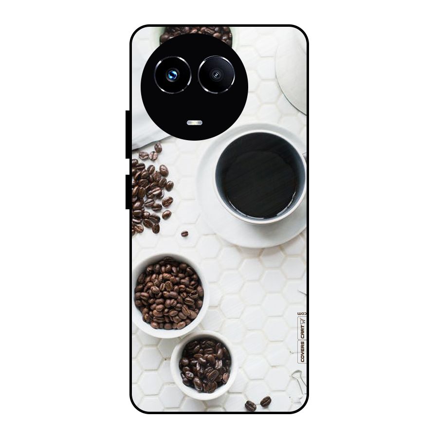 Live Coffee Metal Back Case for Realme 11 5G