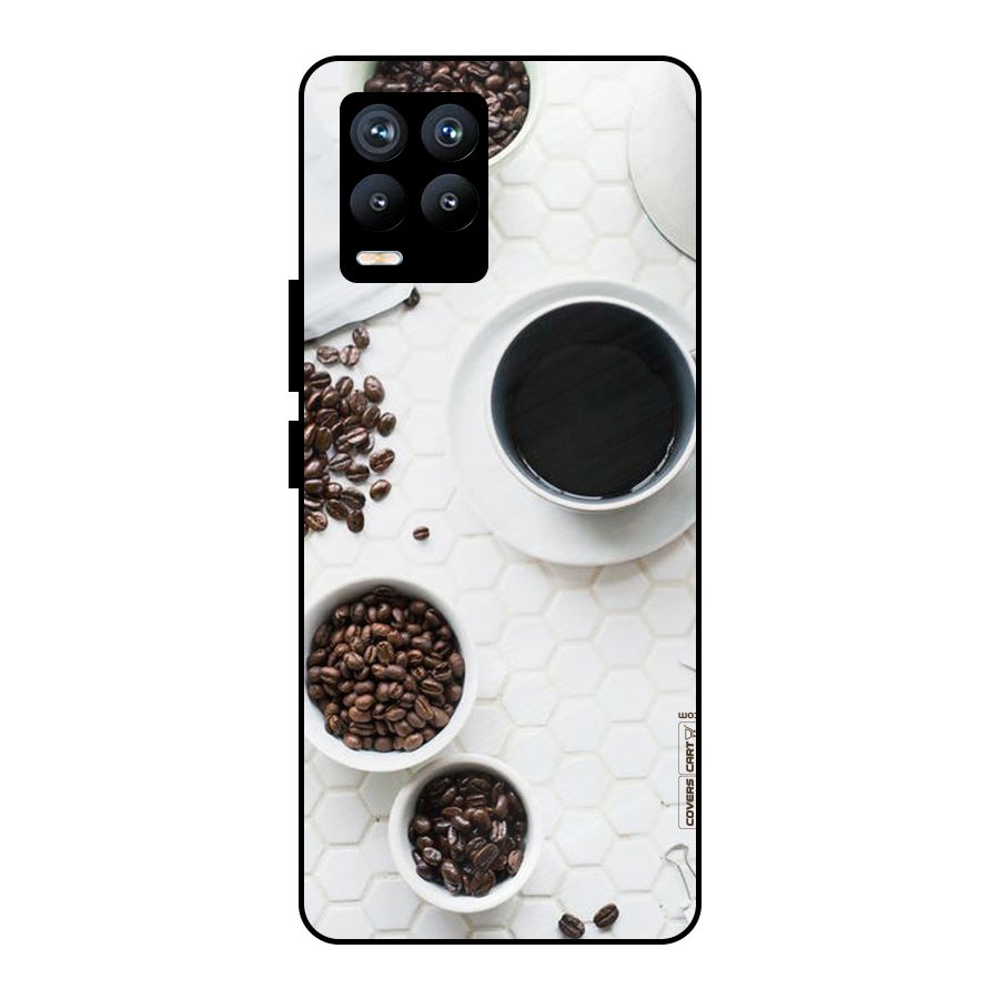 Live Coffee Metal Back Case for Realme 8 Pro