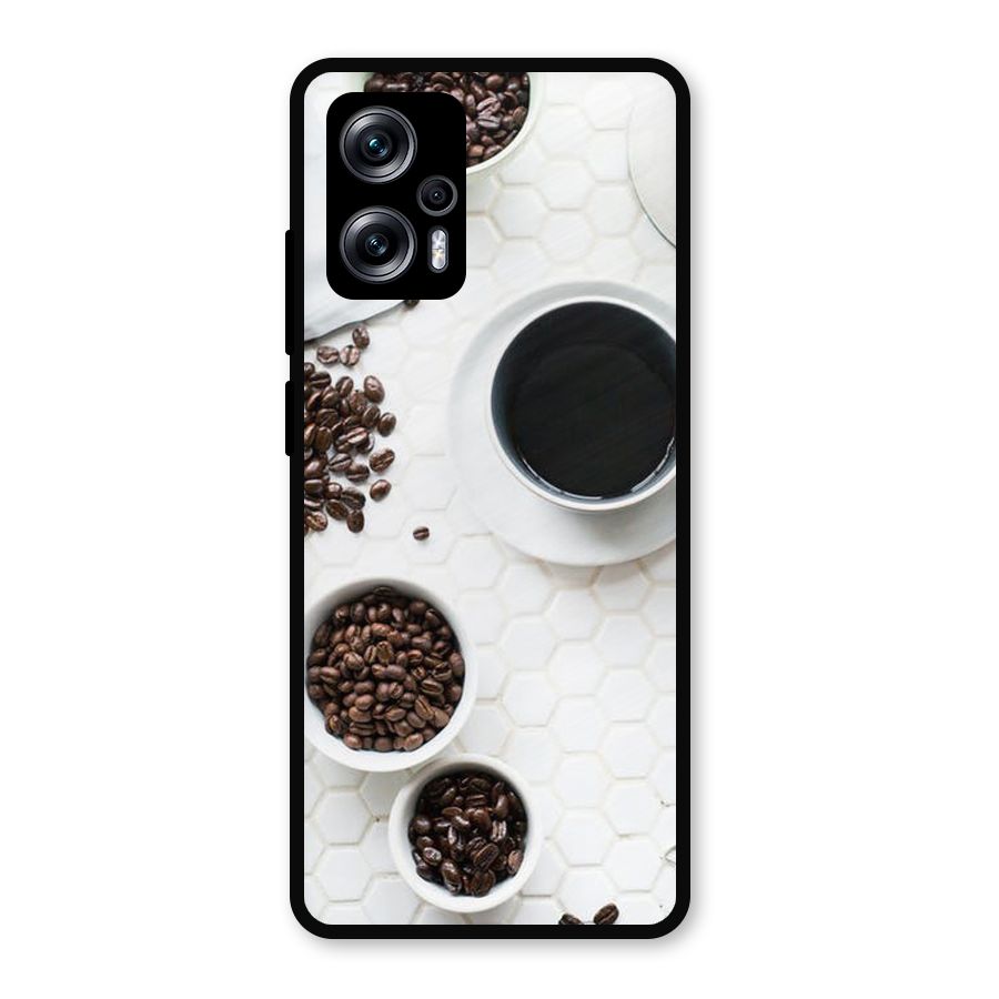 Live Coffee Metal Back Case for Redmi K50i