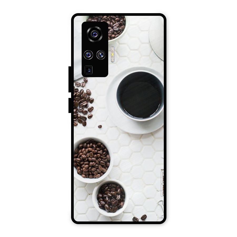 Live Coffee Metal Back Case for Vivo X50 Pro