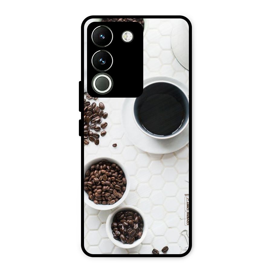Live Coffee Metal Back Case for Vivo Y200