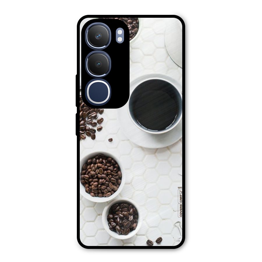 Live Coffee Metal Back Case for Vivo Y29