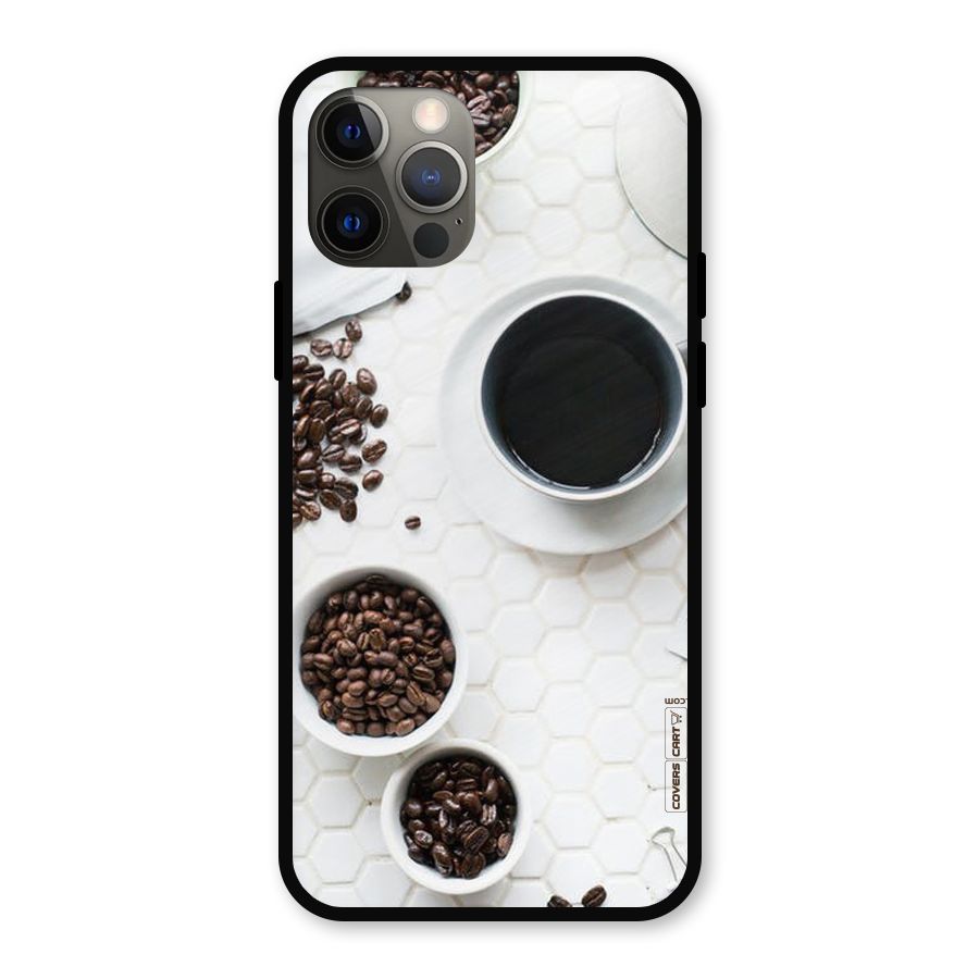 Live Coffee Metal Back Case for iPhone 12 Pro