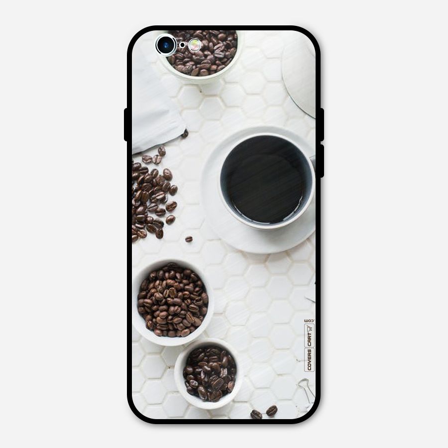 Live Coffee Metal Back Case for iPhone 6 6s