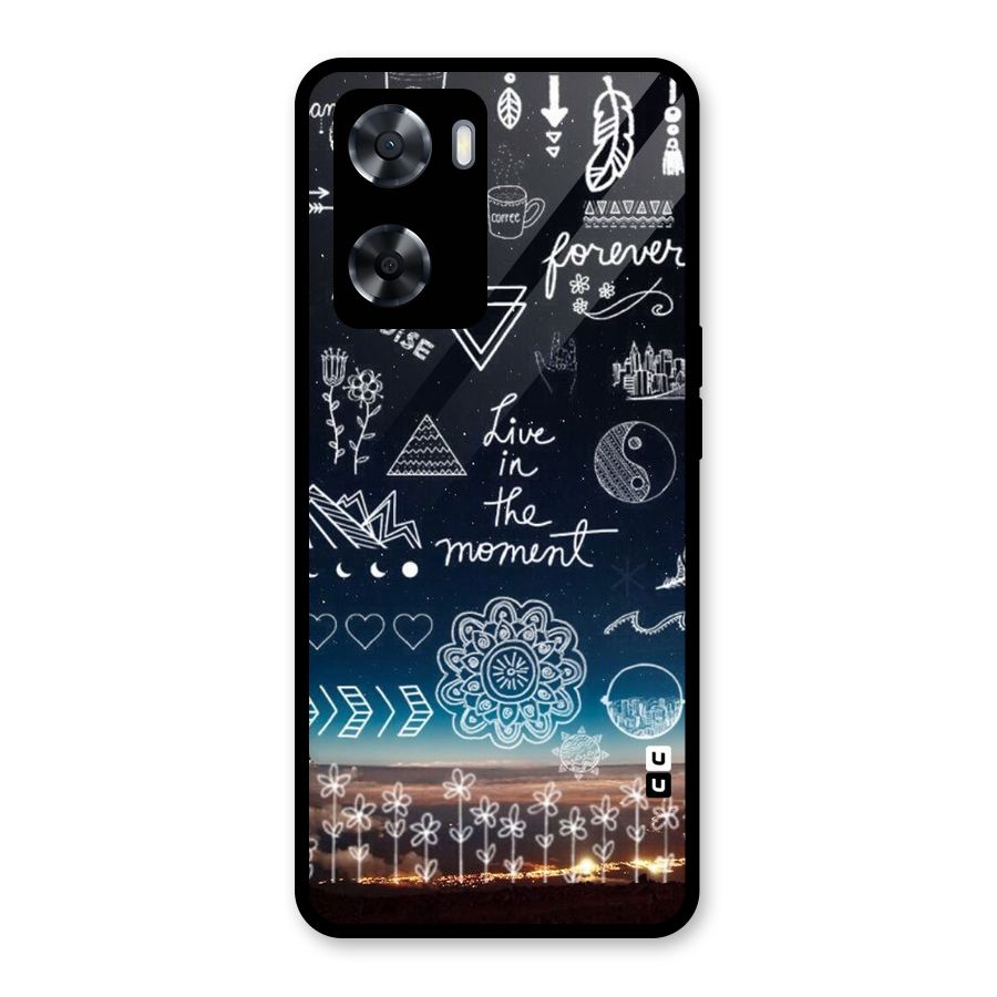 Live In The Moment Glass Back Case for OnePlus Nord N20 SE