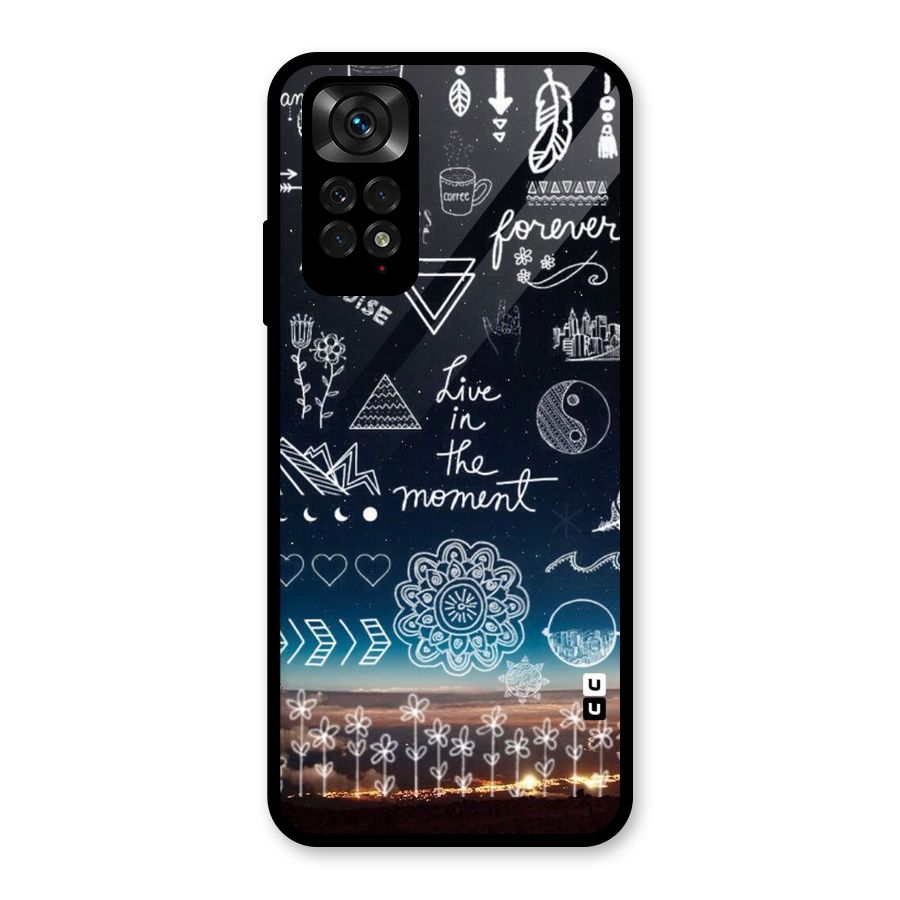 Live In The Moment Glass Back Case for Redmi Note 11S