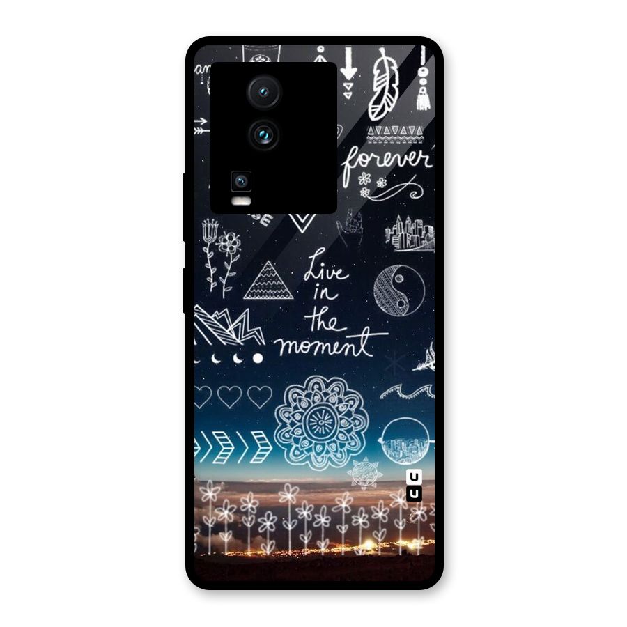 Live In The Moment Glass Back Case for Vivo iQOO Neo 7 Pro