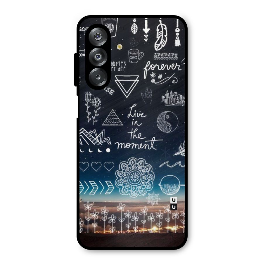 Live In The Moment Metal Back Case for Galaxy A26