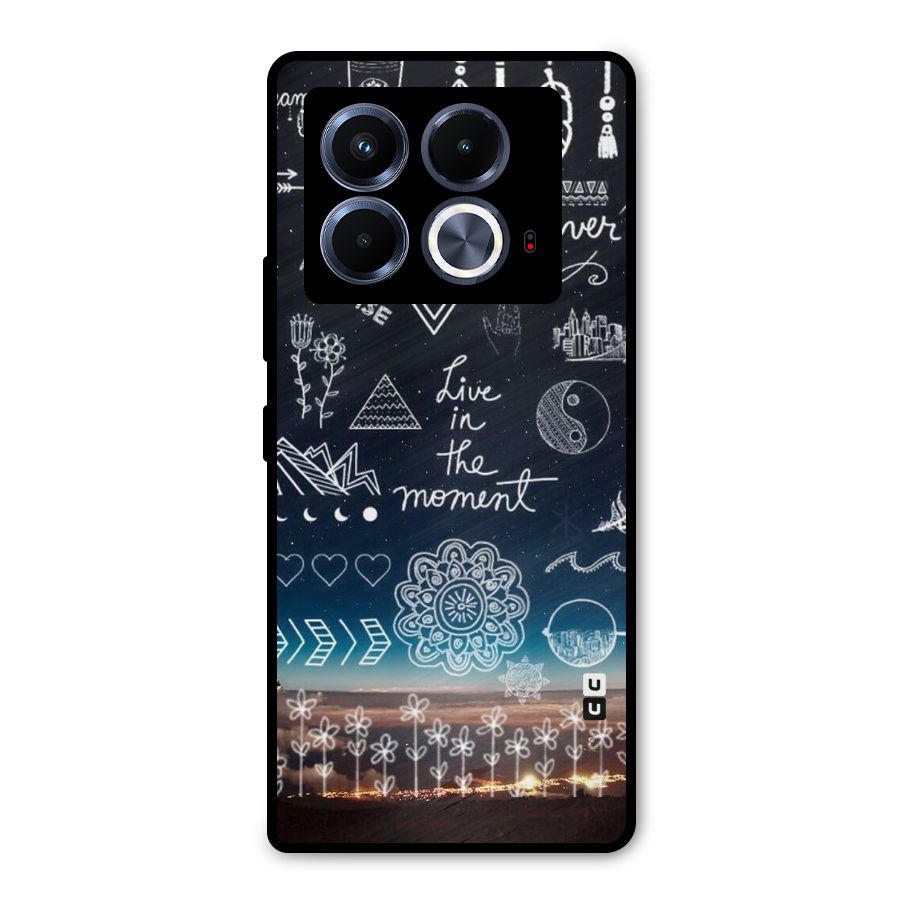 Live In The Moment Metal Back Case for Infinix Note 40 5G