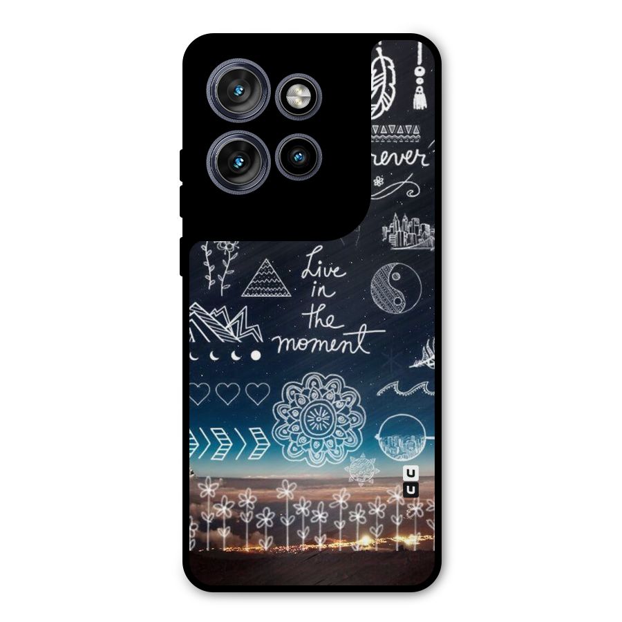 Live In The Moment Metal Back Case for Motorola Edge 50 Neo
