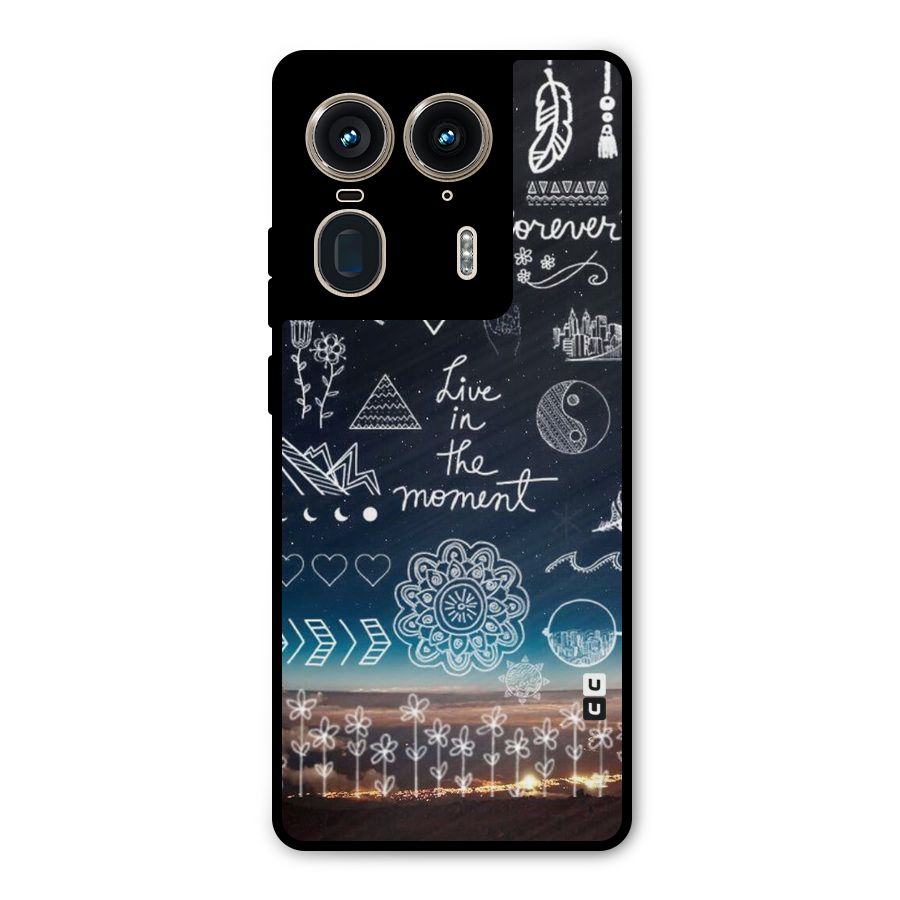 Live In The Moment Metal Back Case for Motorola Edge 50 Ultra