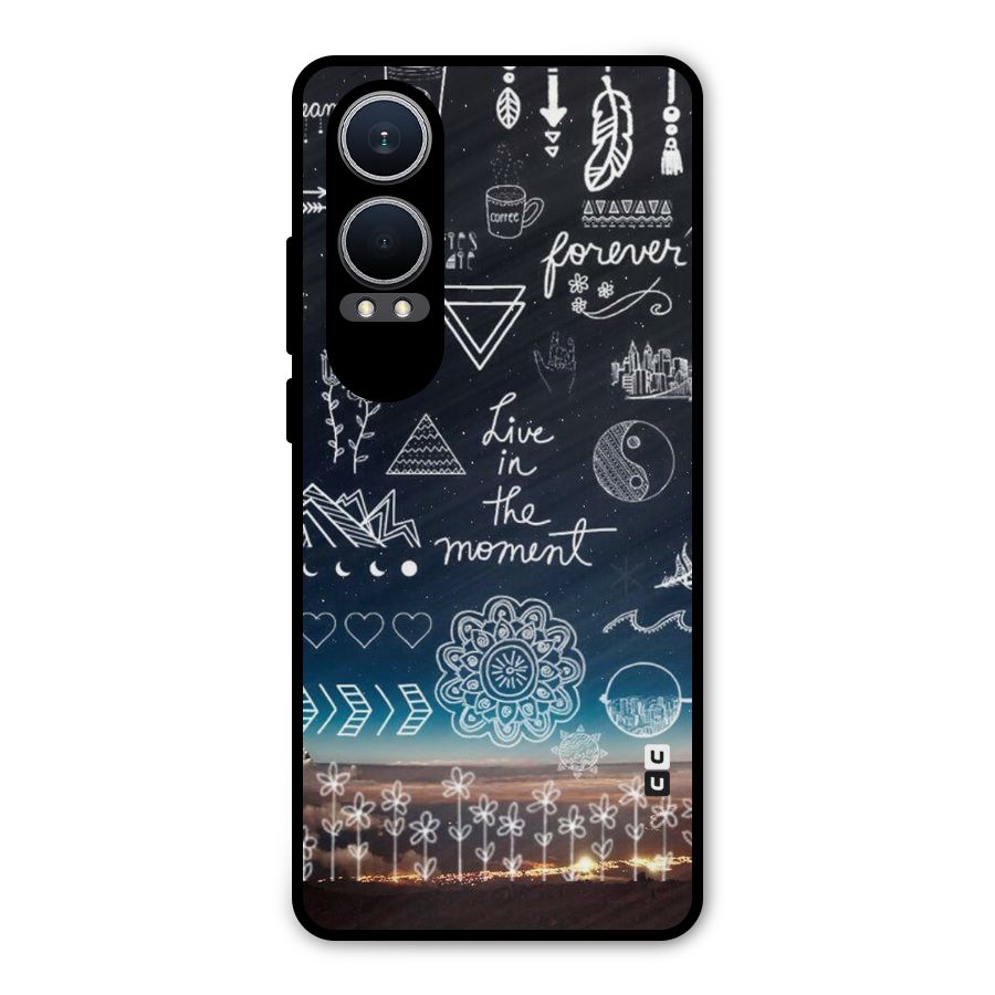 Live In The Moment Metal Back Case for OnePlus Nord CE4 Lite