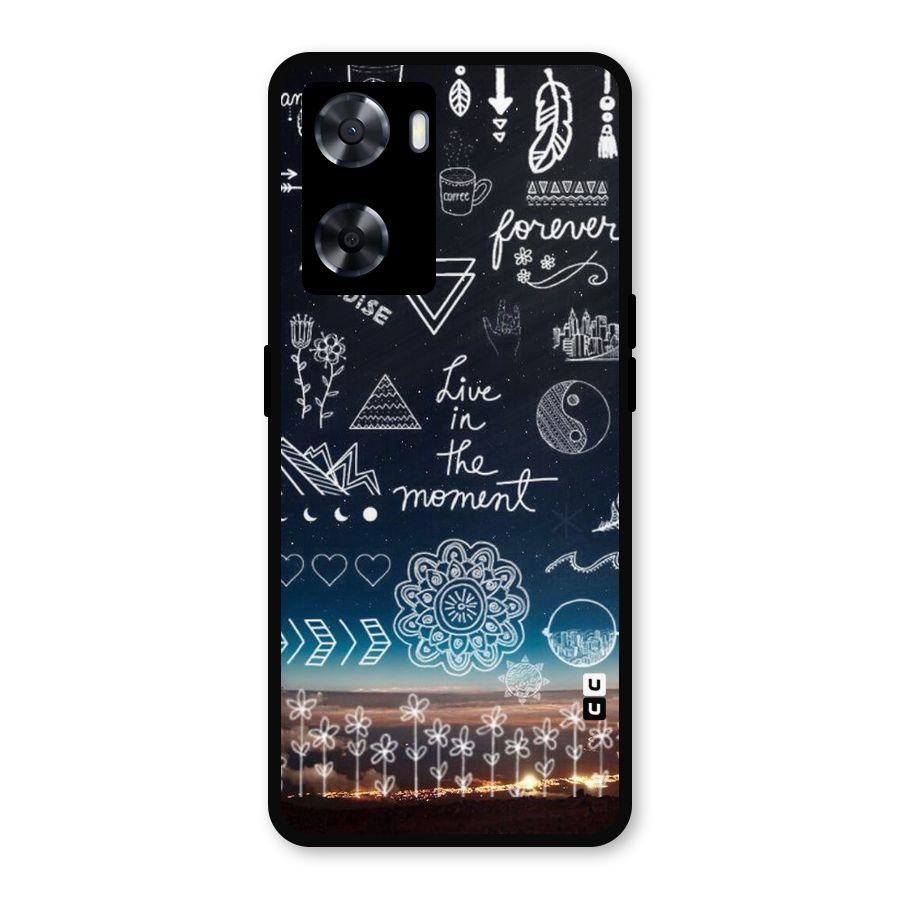 Live In The Moment Metal Back Case for OnePlus Nord N20 SE