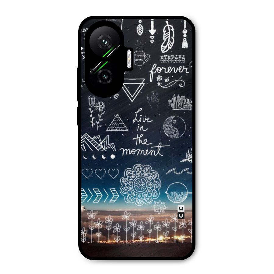 Live In The Moment Metal Back Case for Poco F7