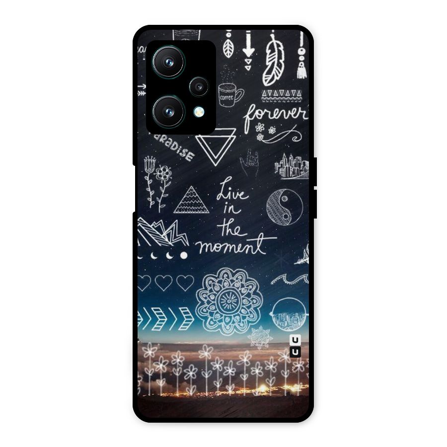 Live In The Moment Metal Back Case for Realme 9 Pro 5G