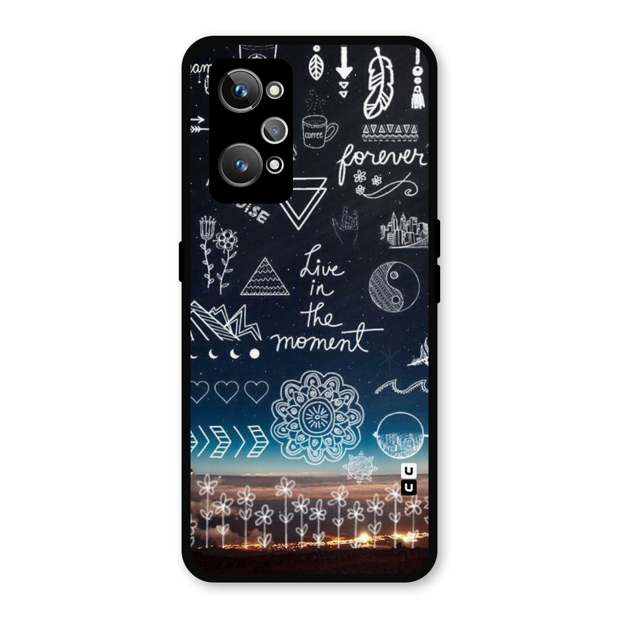 Live In The Moment Metal Back Case for Realme GT Neo 3T