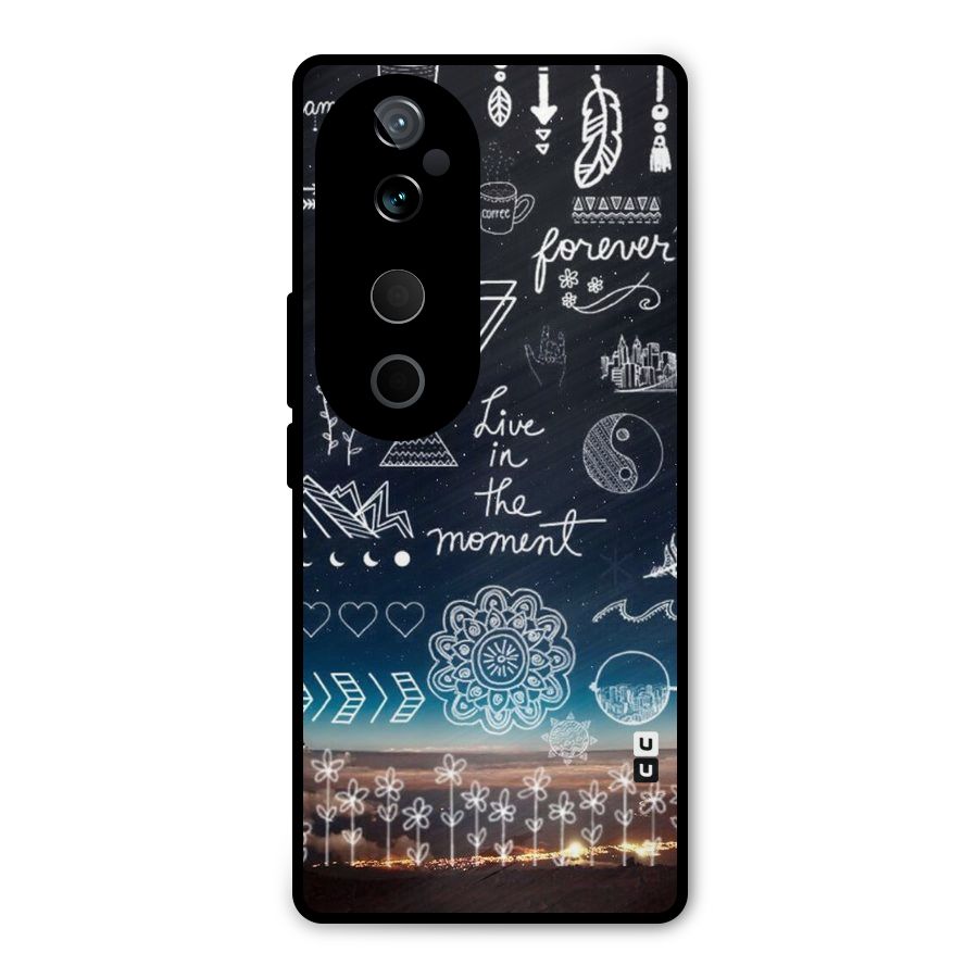 Live In The Moment Metal Back Case for Vivo T3 Ultra