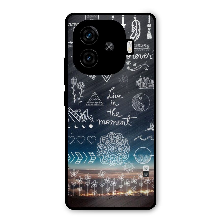 Live In The Moment Metal Back Case for iQOO Neo 10R