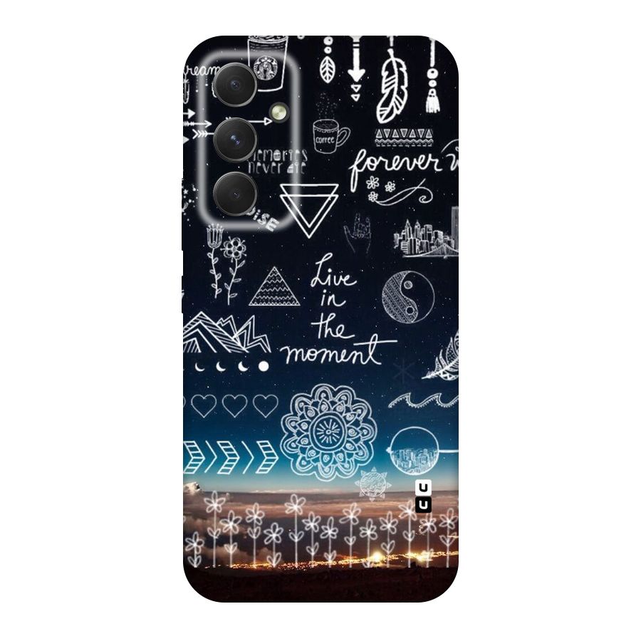 Live In The Moment Original Polycarbonate Back Case for Galaxy A54