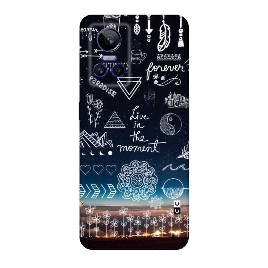 Live In The Moment Original Polycarbonate Back Case for Realme GT Neo 3