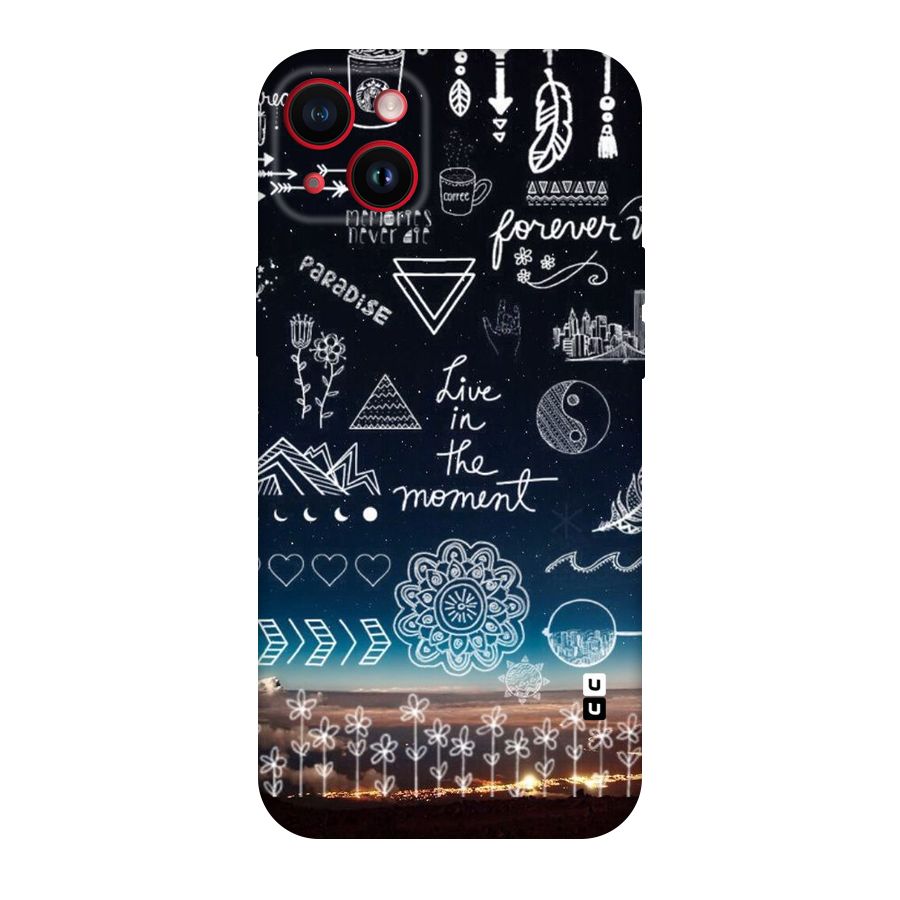 Live In The Moment Original Polycarbonate Back Case for iPhone 14 Plus