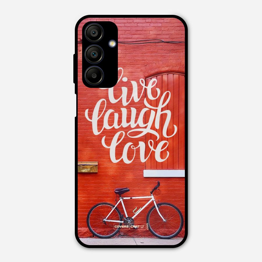 Live Laugh Love Metal Back Case for Galaxy A15 5G