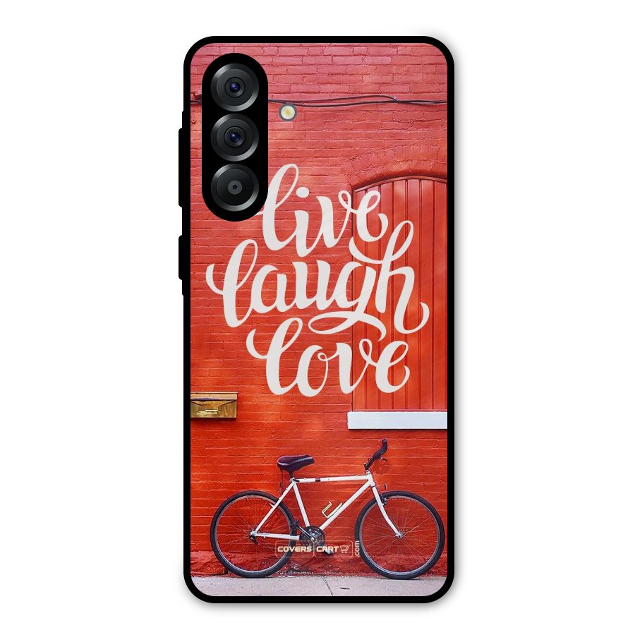 Live Laugh Love Metal Back Case for Galaxy A56