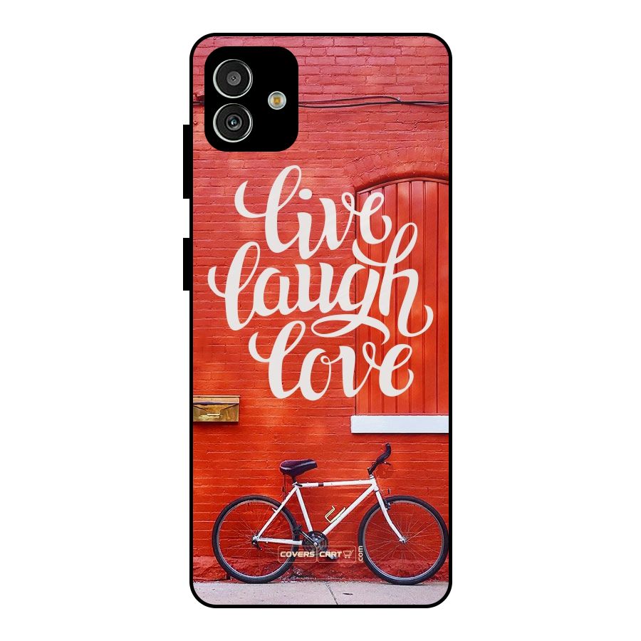 Live Laugh Love Metal Back Case for Galaxy M13 5G