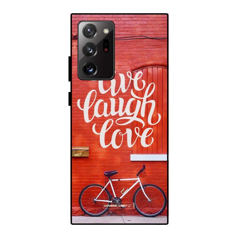 Live Laugh Love Metal Back Case for Galaxy Note 20 Ultra