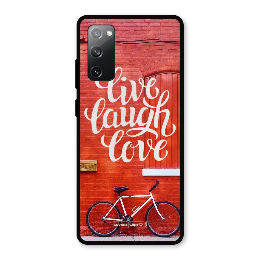 Live Laugh Love Metal Back Case for Galaxy S20 FE 5G