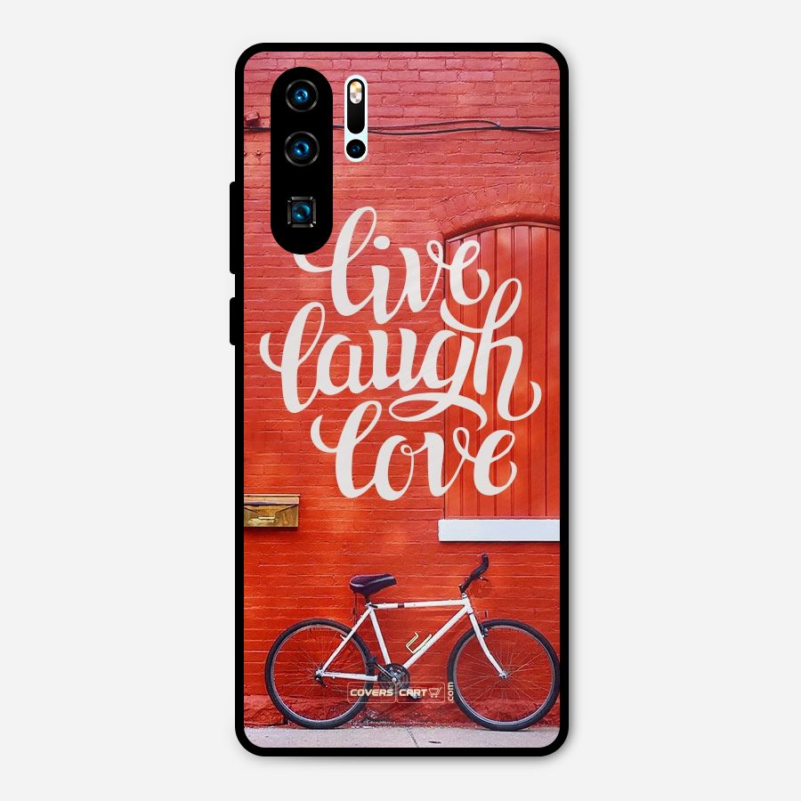 Live Laugh Love Metal Back Case for Huawei P30 Pro