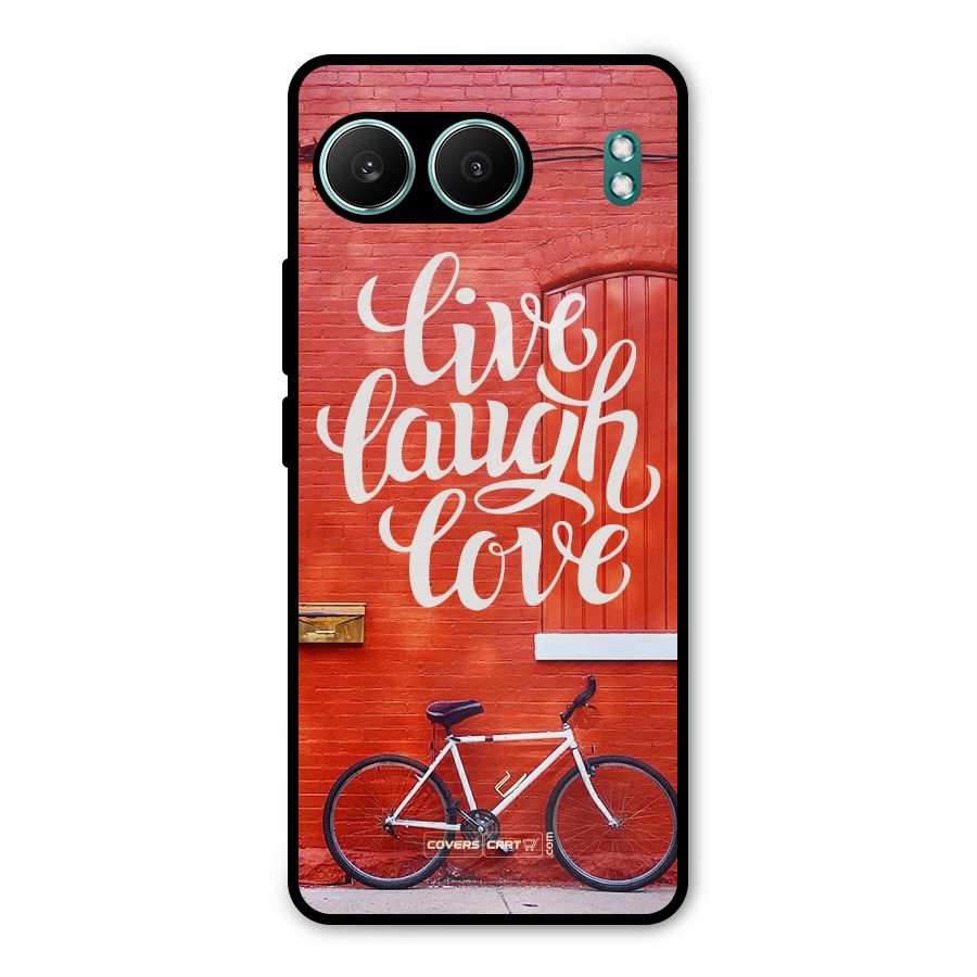Live Laugh Love Metal Back Case for OnePlus Nord 4