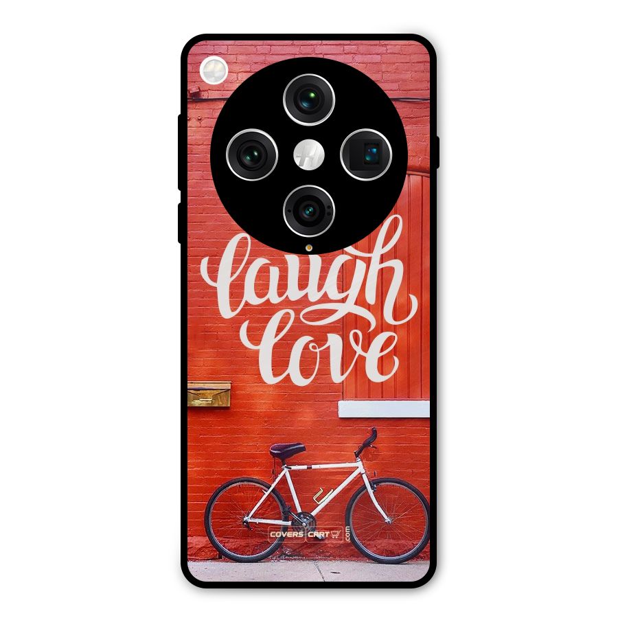 Live Laugh Love Metal Back Case for Oppo Find X8 Pro