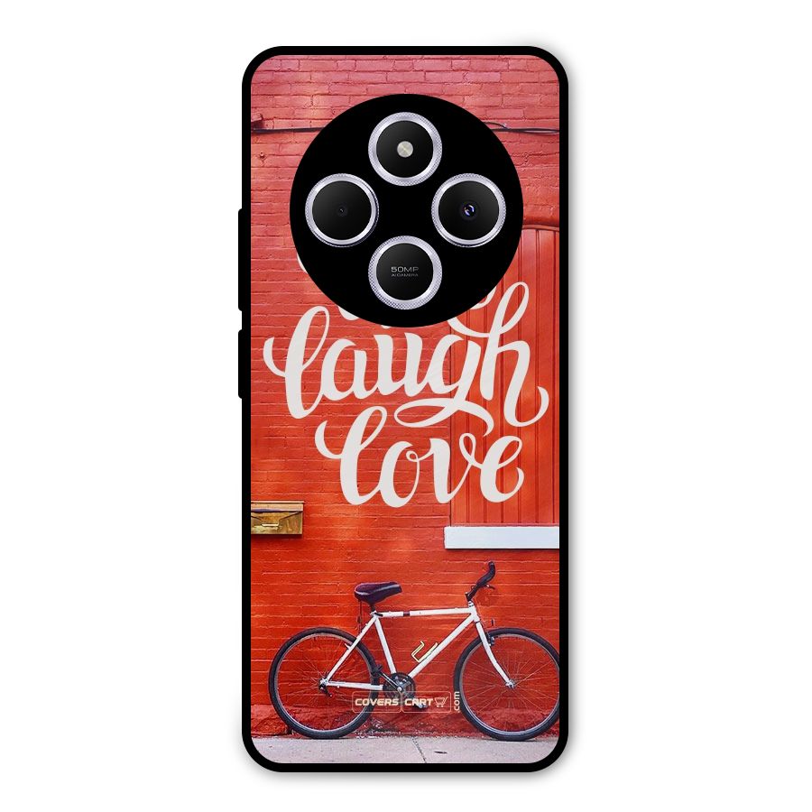 Live Laugh Love Metal Back Case for Poco M7