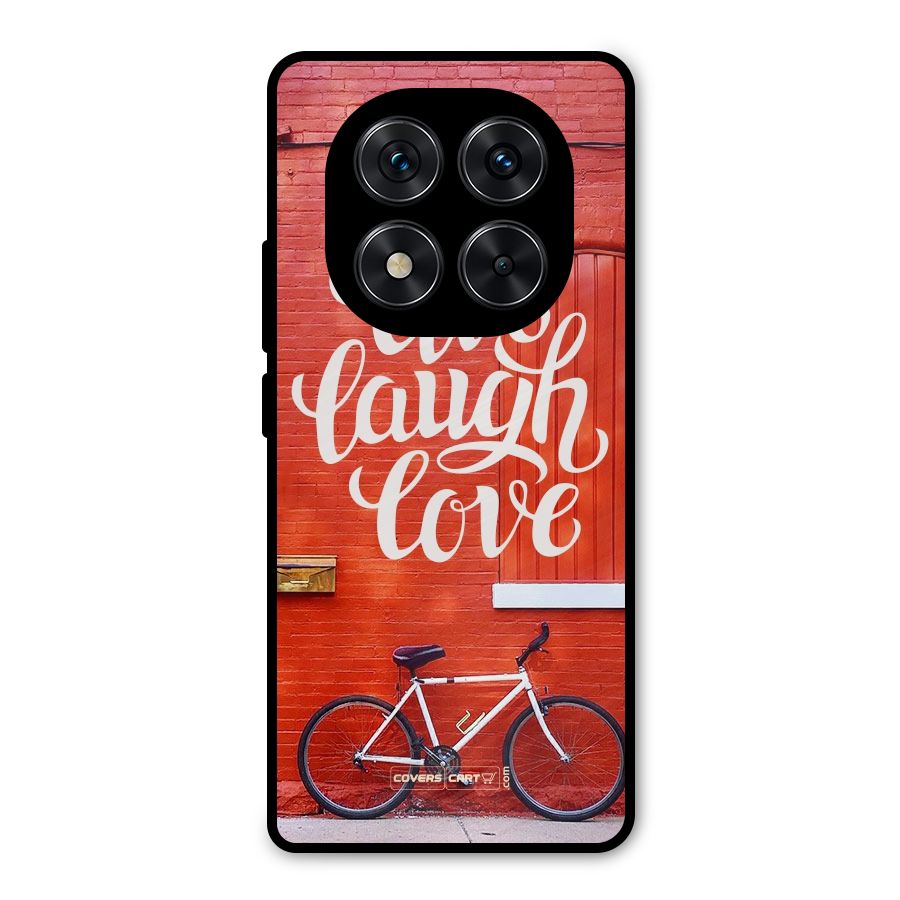 Live Laugh Love Metal Back Case for Poco X7