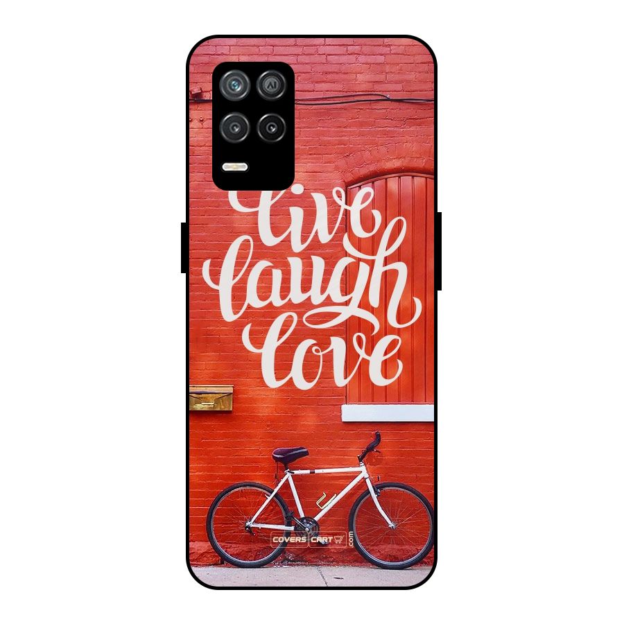 Live Laugh Love Metal Back Case for Realme 9 5G