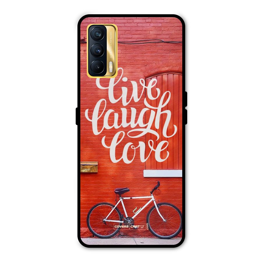 Live Laugh Love Metal Back Case for Realme X7