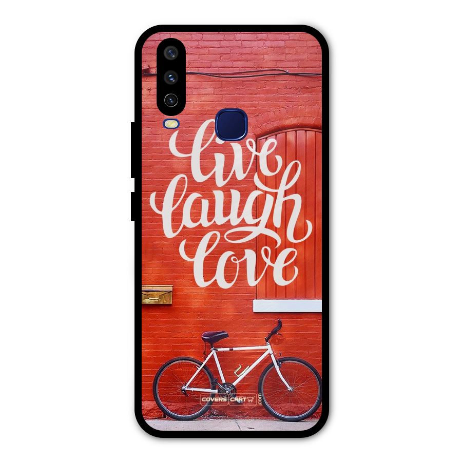 Live Laugh Love Metal Back Case for Vivo V17