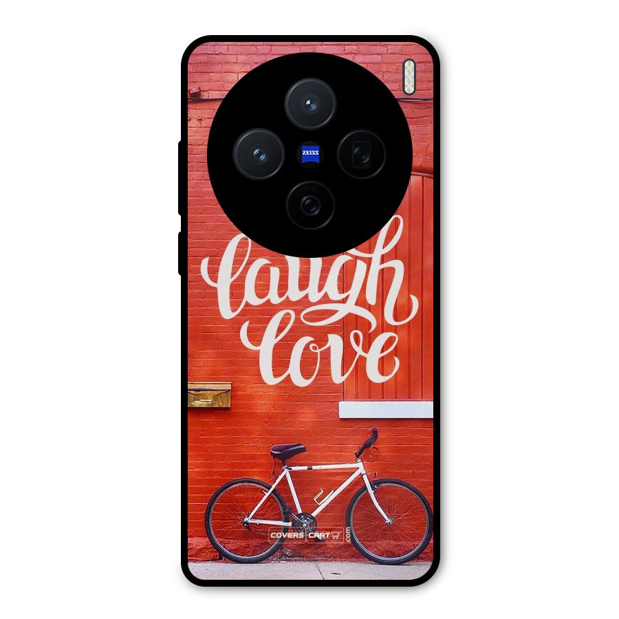 Live Laugh Love Metal Back Case for Vivo X200
