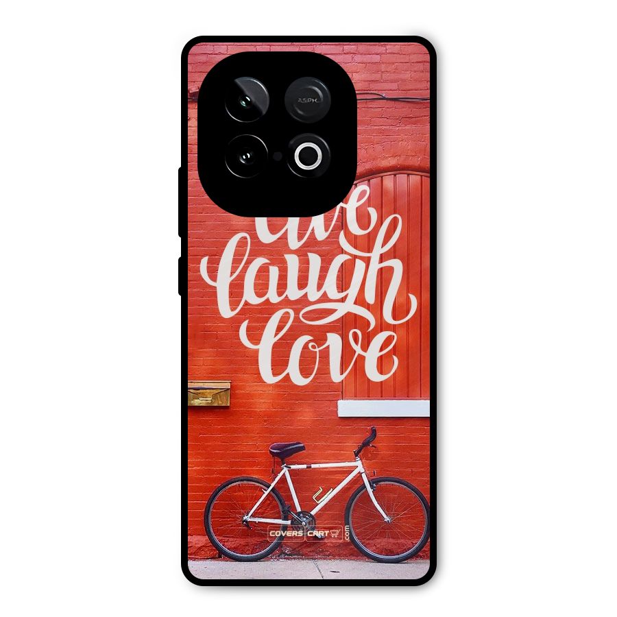 Live Laugh Love Metal Back Case for iQOO Neo 10