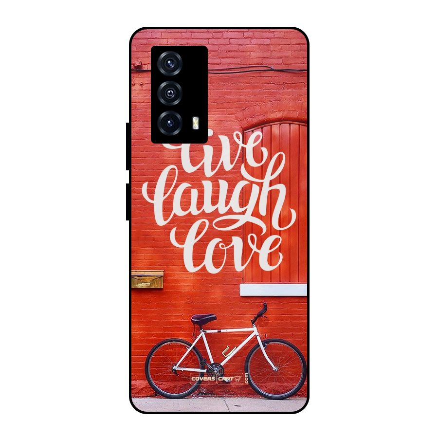 Live Laugh Love Metal Back Case for iQOO Z5