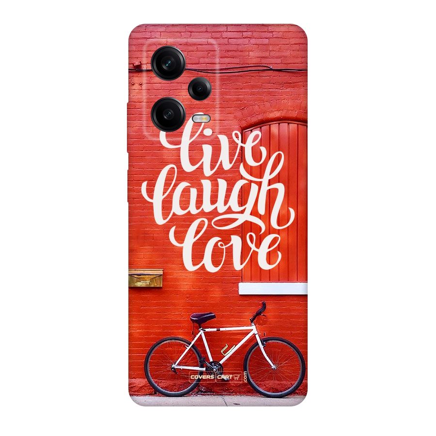 Live Laugh Love Original Polycarbonate Back Case for Redmi Note 12 Pro