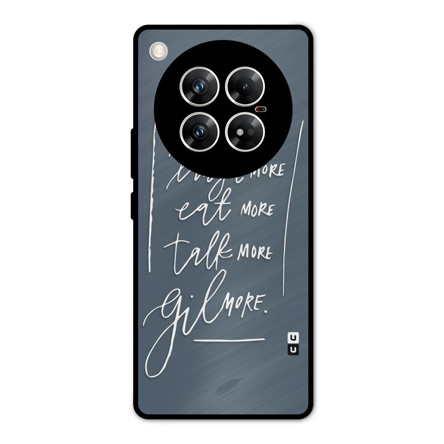 Live Laugh More Metal Back Case for Infinix Zero 40 5G