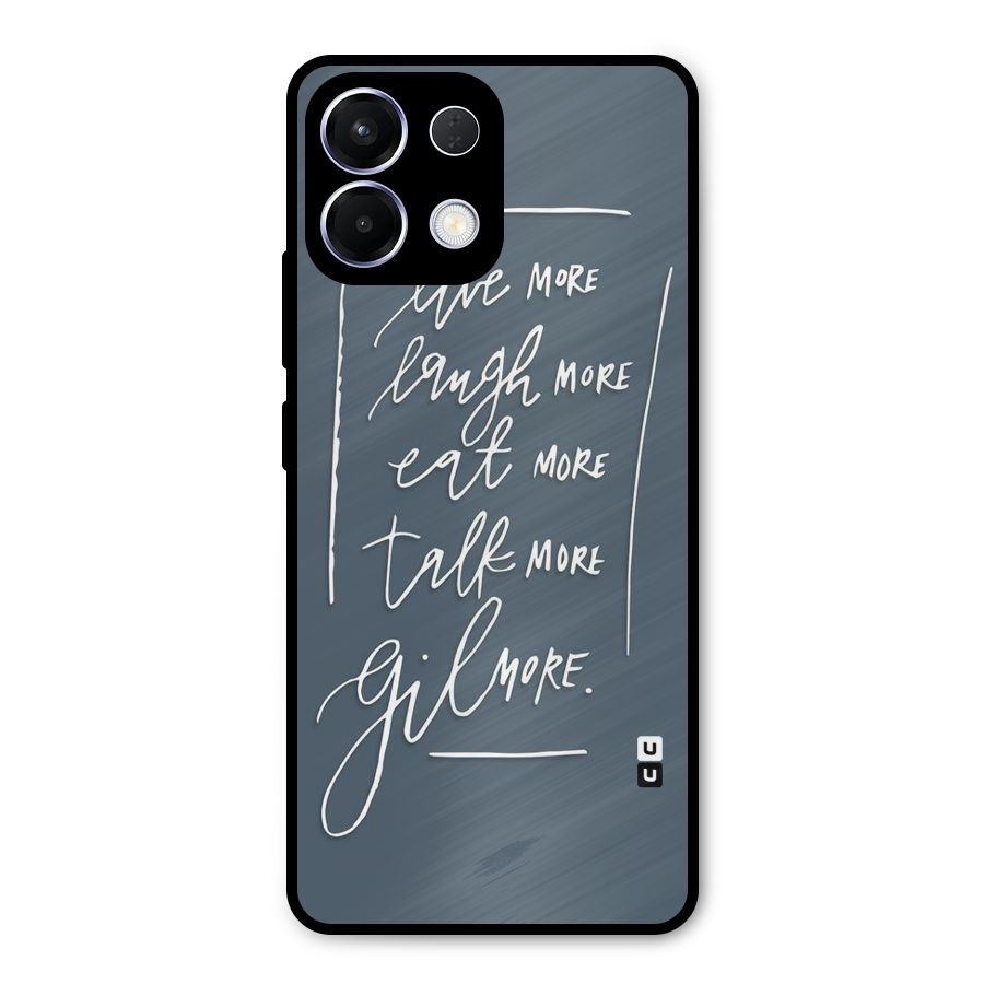 Live Laugh More Metal Back Case for Oppo K13