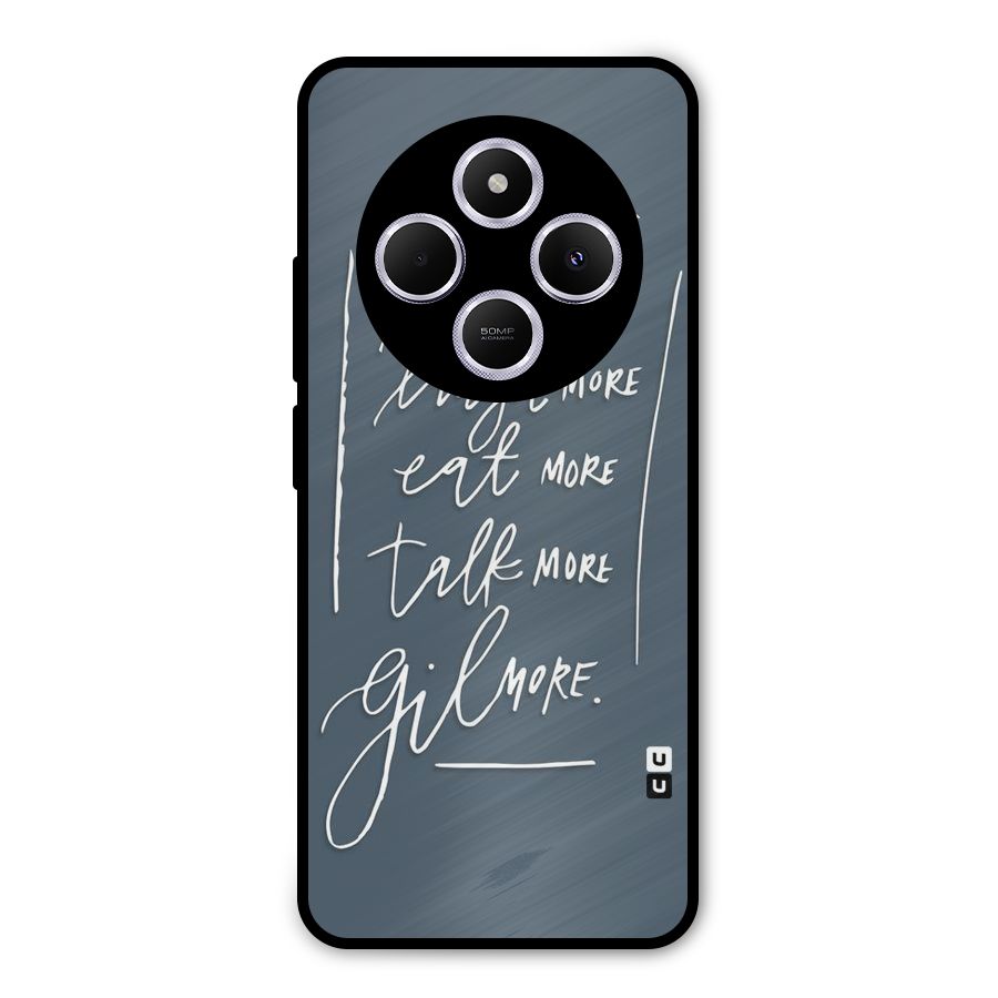 Live Laugh More Metal Back Case for Poco M7