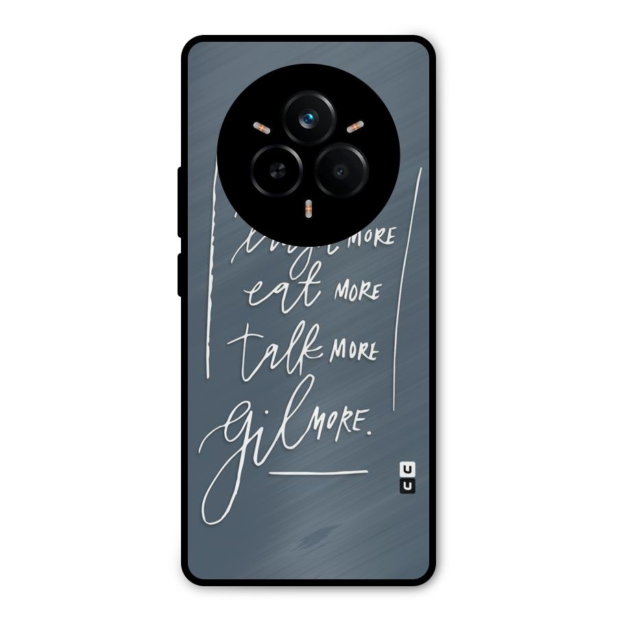 Live Laugh More Metal Back Case for Realme 14 Pro Plus