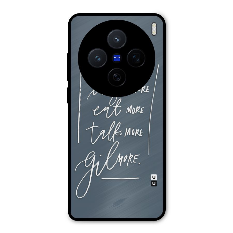 Live Laugh More Metal Back Case for Vivo X200