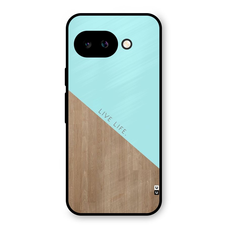 Live Life Metal Back Case for Google Pixel 9a