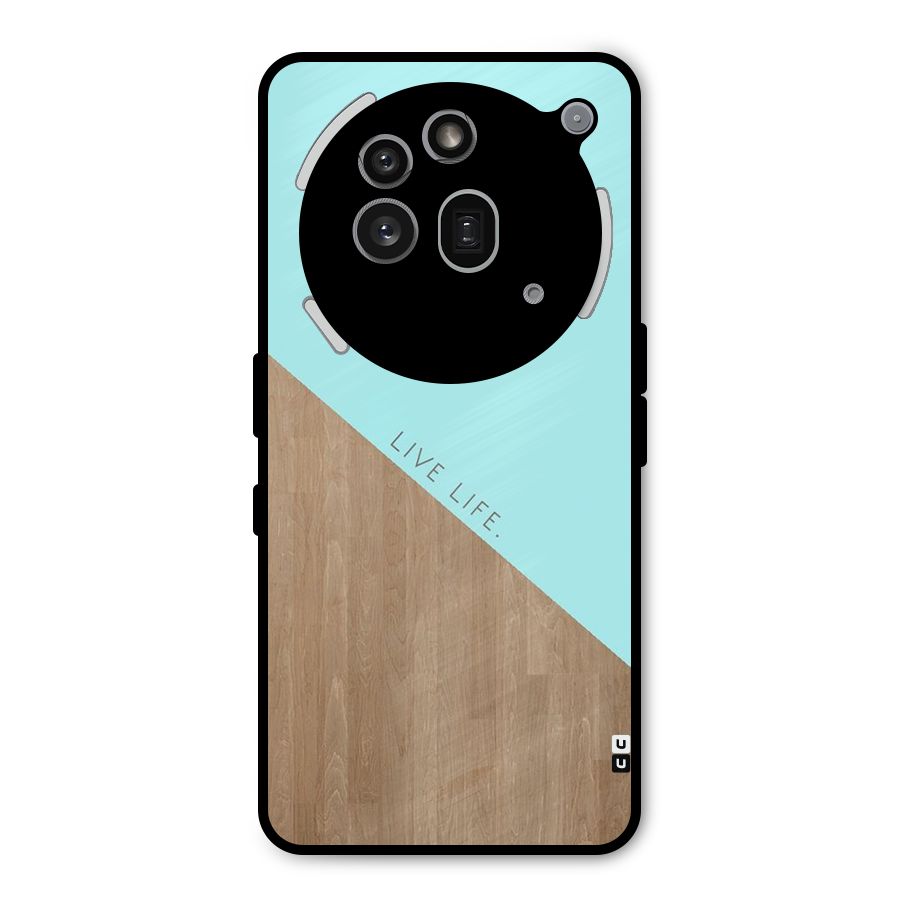 Live Life Metal Back Case for Nothing Phone 3a Pro